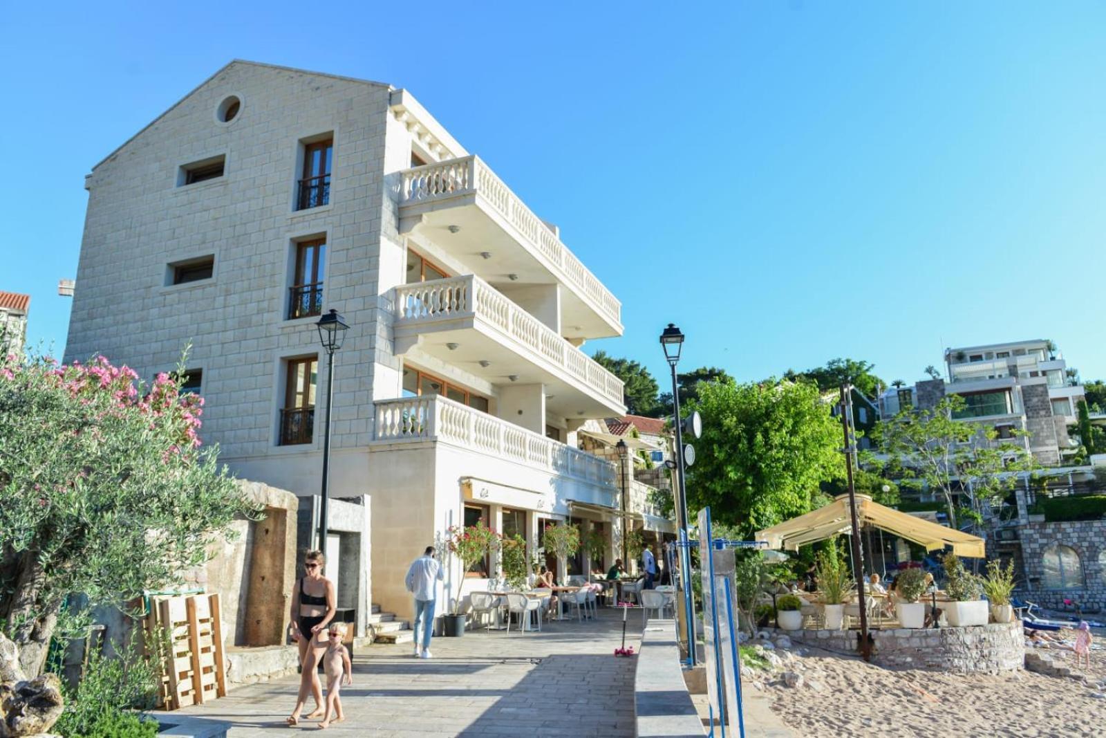 Przno Luxury Apartments Sveti Stefan Exterior foto